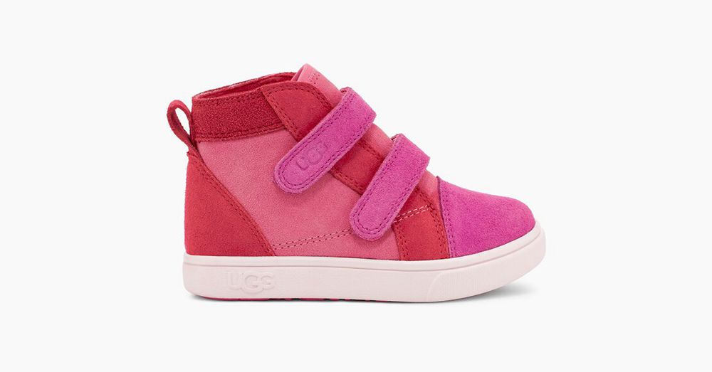 Ugg Sneaker Toddlers - Ugg Rennon Ii Mashup Pink Rose - 608PJKGRD